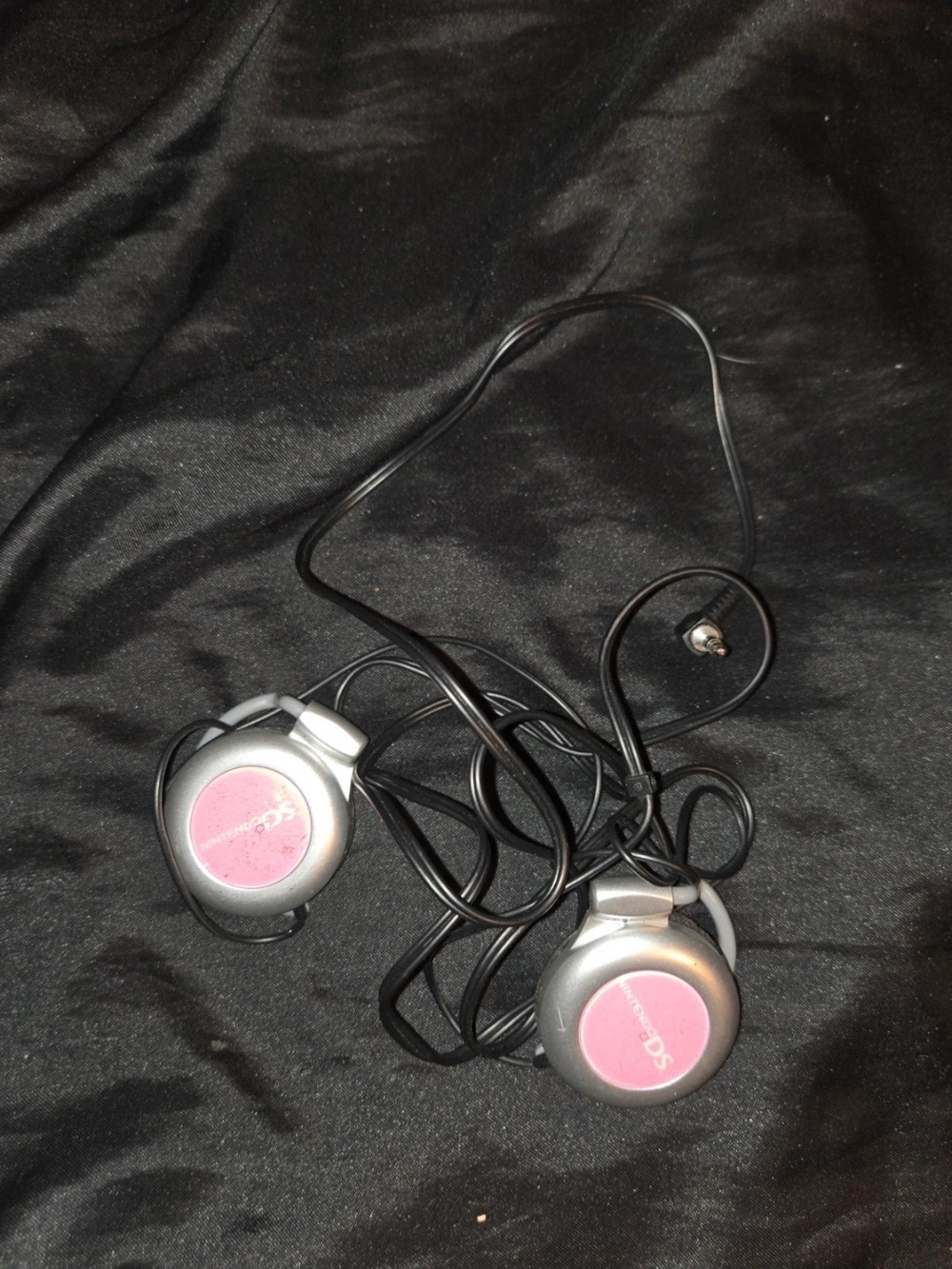 Nintendo Silver and Pink Wired On-Ear Headphones
